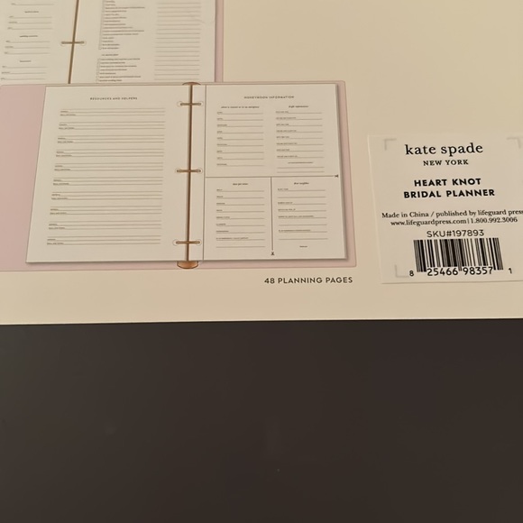 Kate Spade bridal planner - Picture 10 of 14